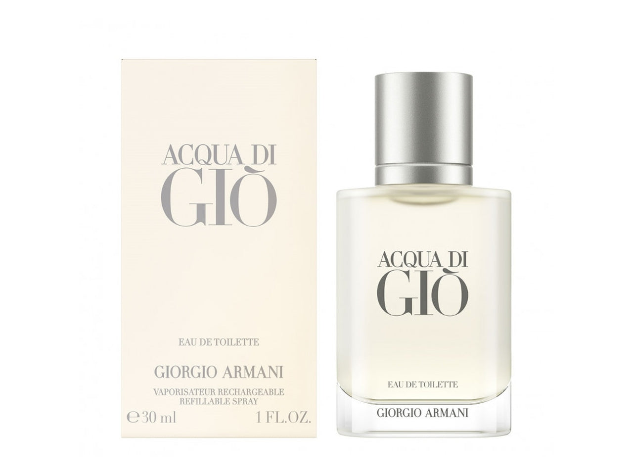 Giorgio armani acqua di gio' eau de toilette refillable spray formato da 30ml$