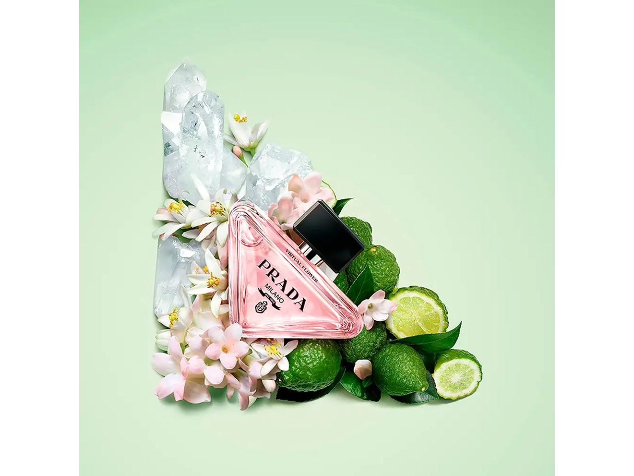 Profumo donna Prada Paradoxe Virtual Flower Eau De Parfum 90 ml, Flacone ricaricabile, Bergamotto, Giacinto $