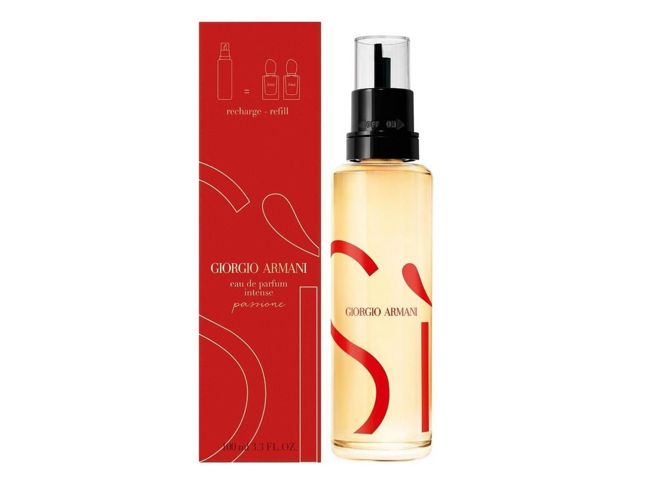 Profumo Donna Giorgio Armani Si Passione Intense Eau De Parfum Refill 100ml, Donna, Flacone di ricarica, Profumo, Ribes nero, Giacinto $