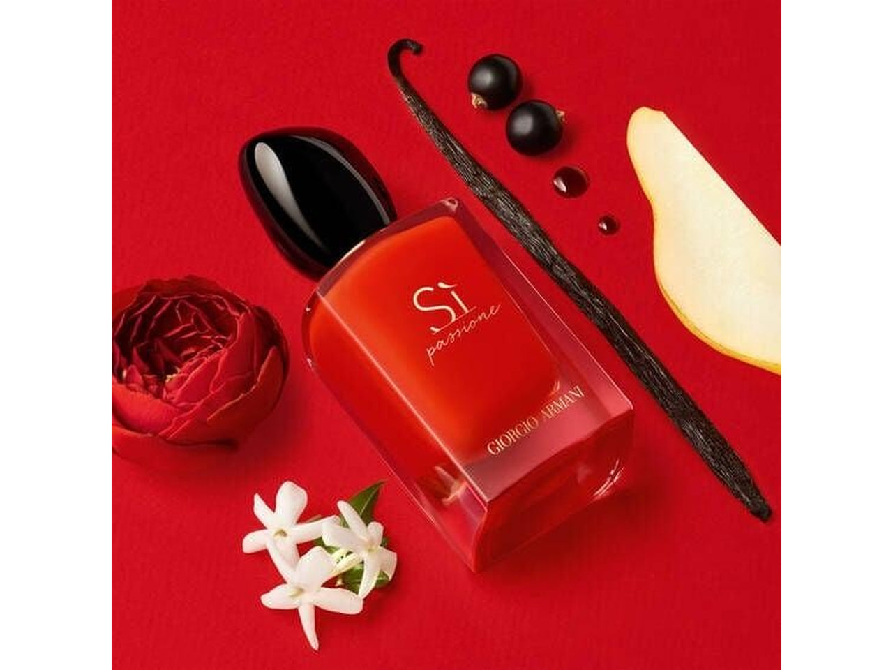 Profumo Donna Giorgio Armani Si Passione Intense Eau De Parfum 100ml, Donna, 100 ml, Flacone ricaricabile, Profumo, Ribes nero, Giacinto $