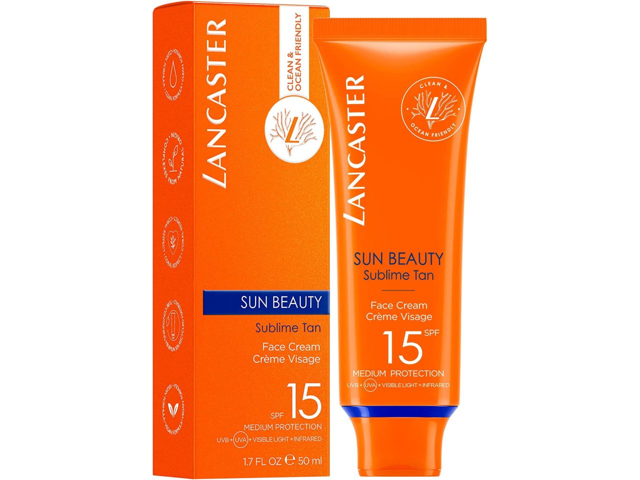 Lancaster sun beauty sublime crema solare viso spf 15 da 50ml