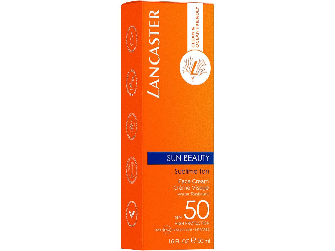 Lancaster sun beauty sublime crema solare viso spf 50 da 50ml