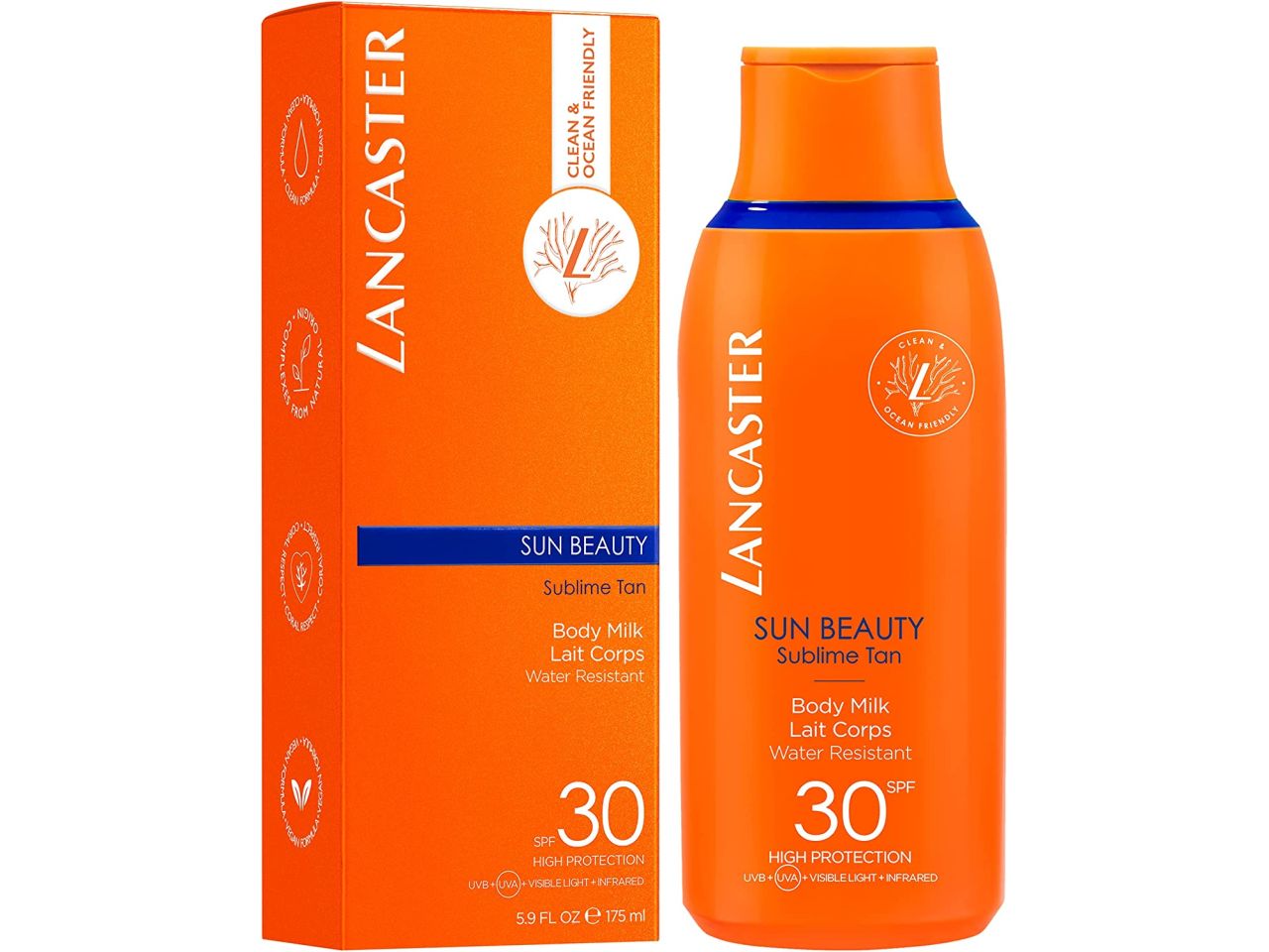 Lancaster latte solare corpo sun beauty sublime tan spf30 da 175ml