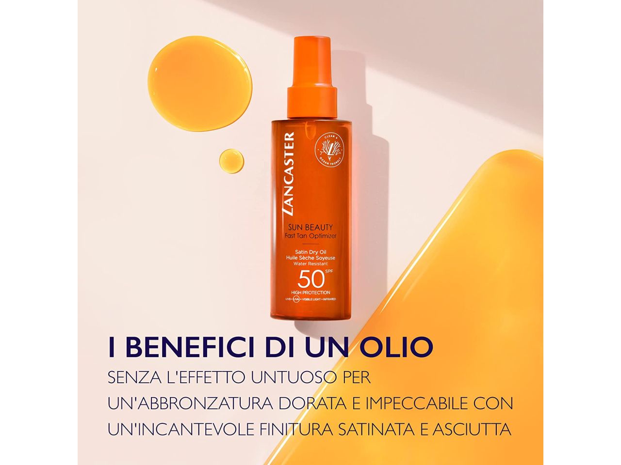 Lancaster olio secco abbronzante spf30 fast tan optimizer da 150ml