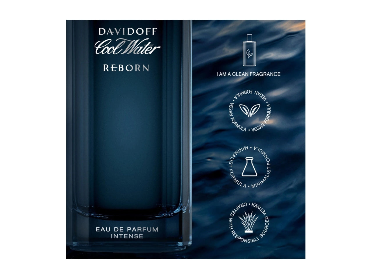Profumo uomo Davidoff cool water reborn eau de parfum 100ml$