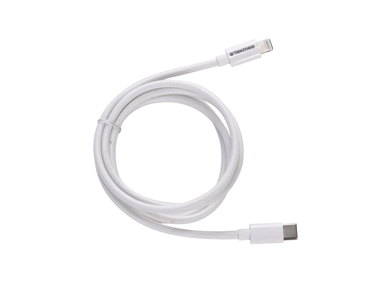 Cavo per ricarica rapida per tablet e smartphone tekmee 1m lightning/type-c