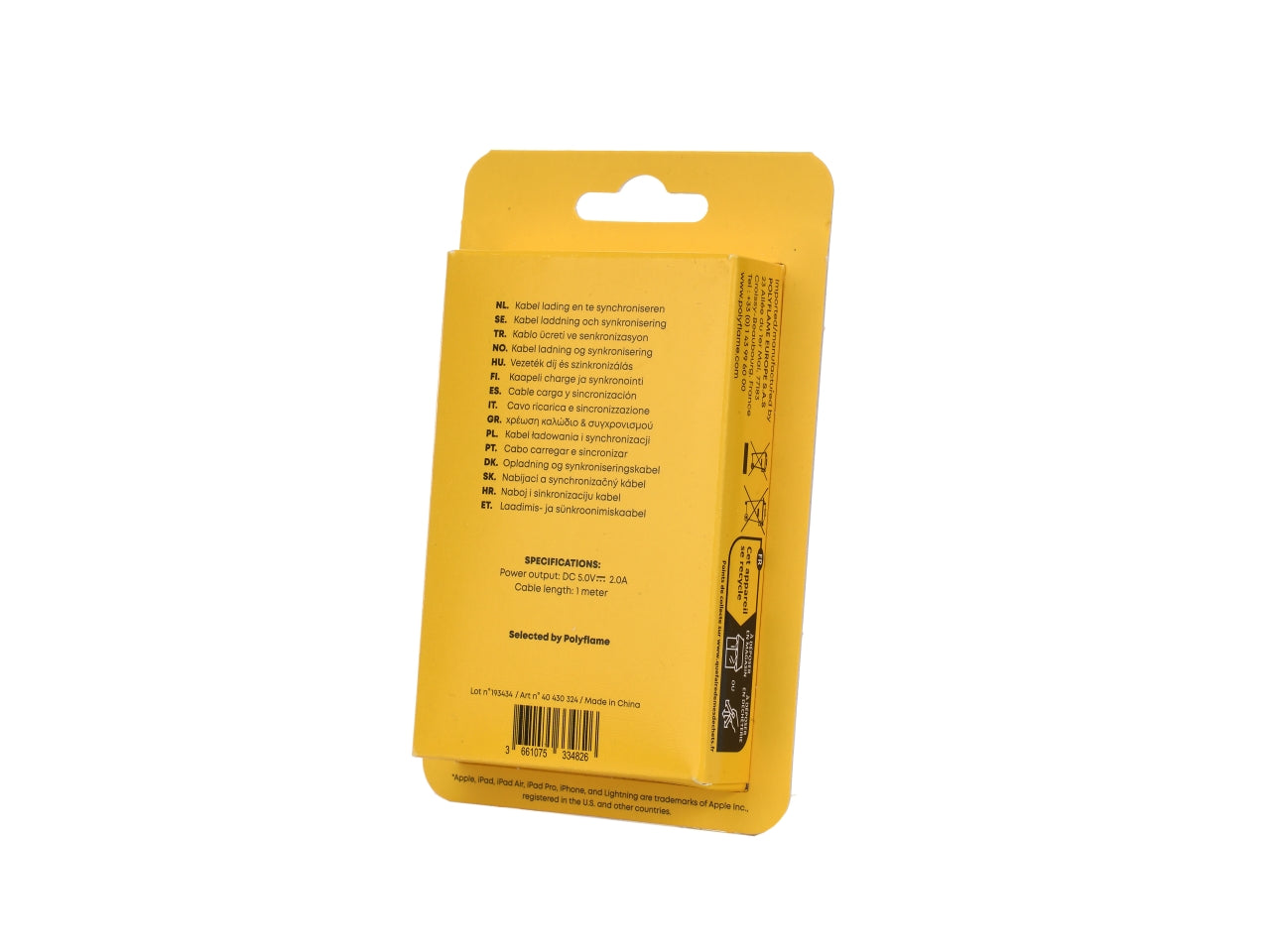 Tekmee cavo arcobaleno luminoso 1m usb