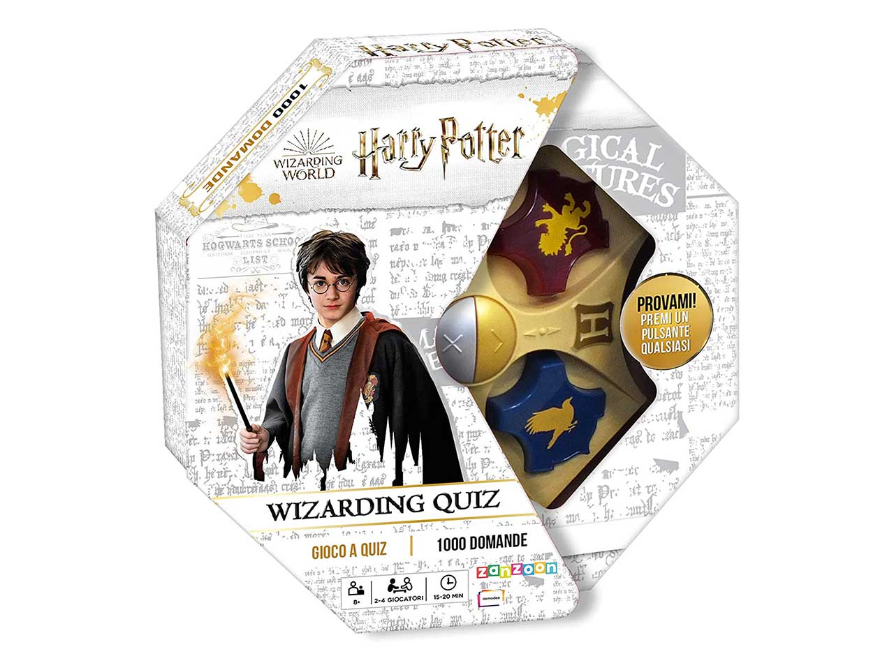 Wizarding Quiz: Trivia Elettronico sul Mondo di Harry Potter, per 2-4 Partecipanti, Dai 8 Anni in su, Versione Italiana - Asmodee