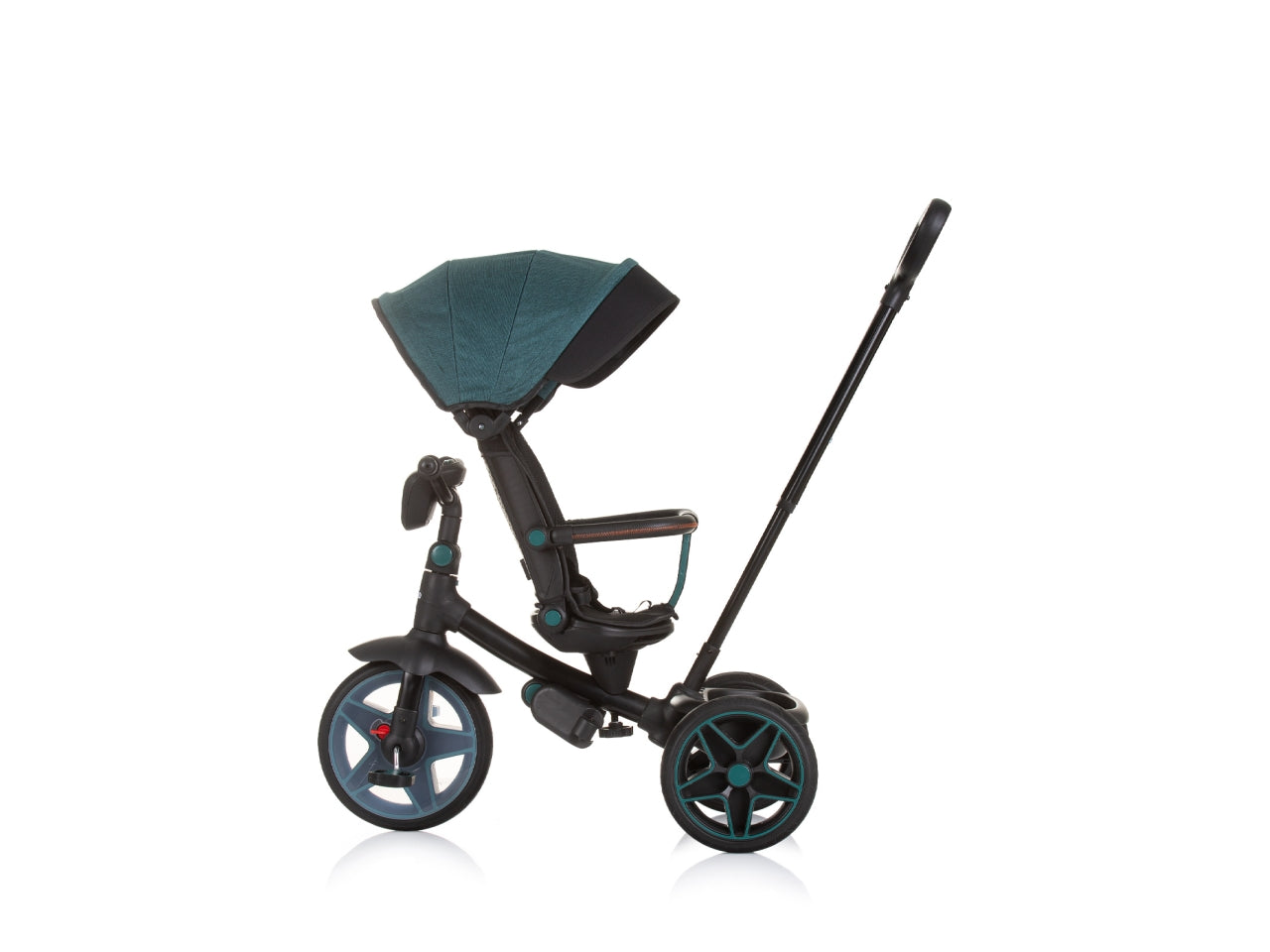 Triciclo con tettuccio derby ottanio 18 mesi | Chipolino