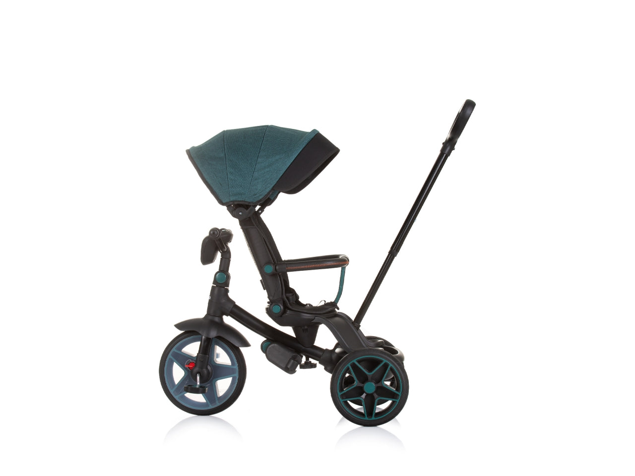 Triciclo con tettuccio derby ottanio 18 mesi | Chipolino