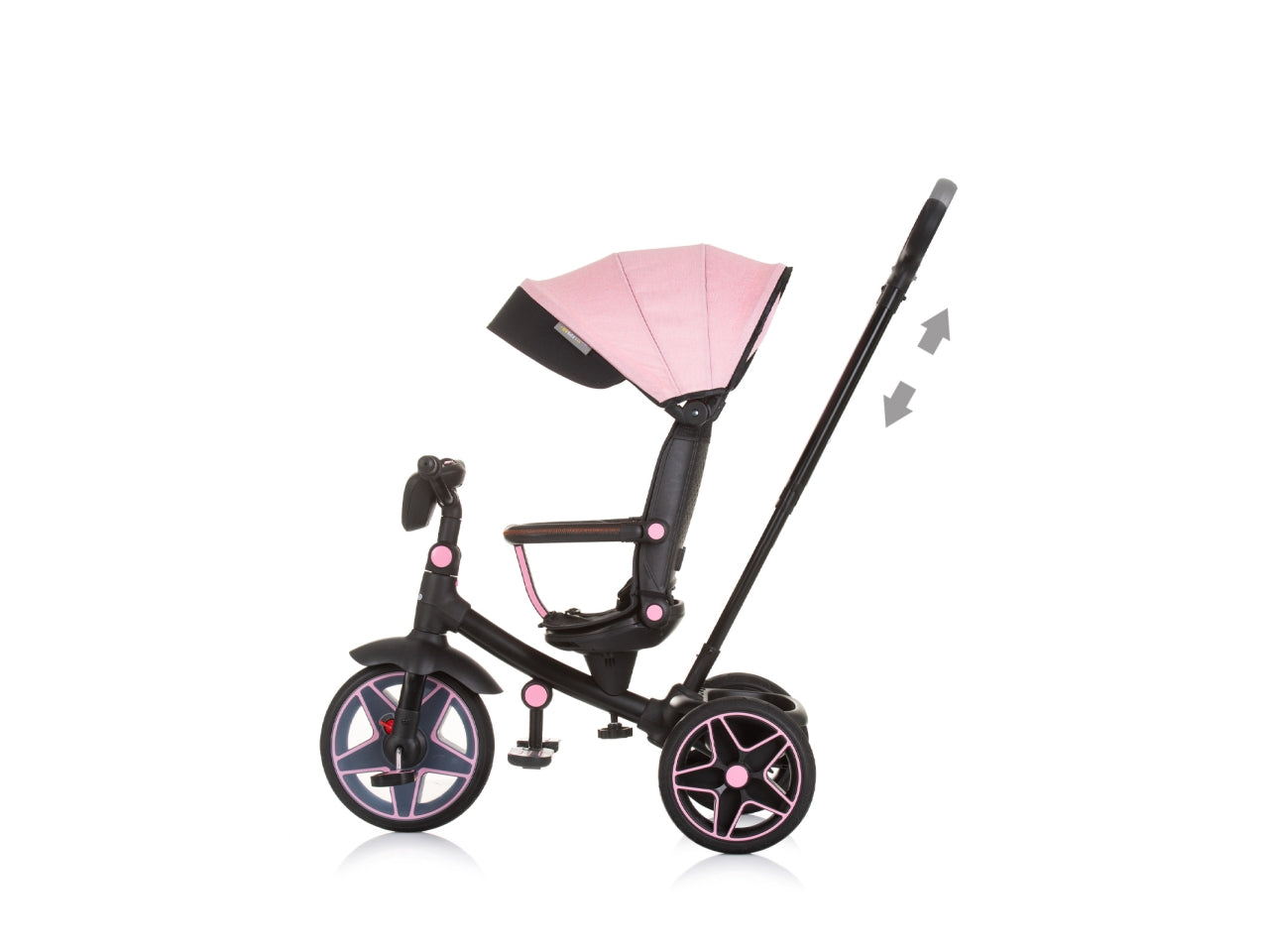 Triciclo con tettuccio derby fenicottero 18 mesi | Chipolino