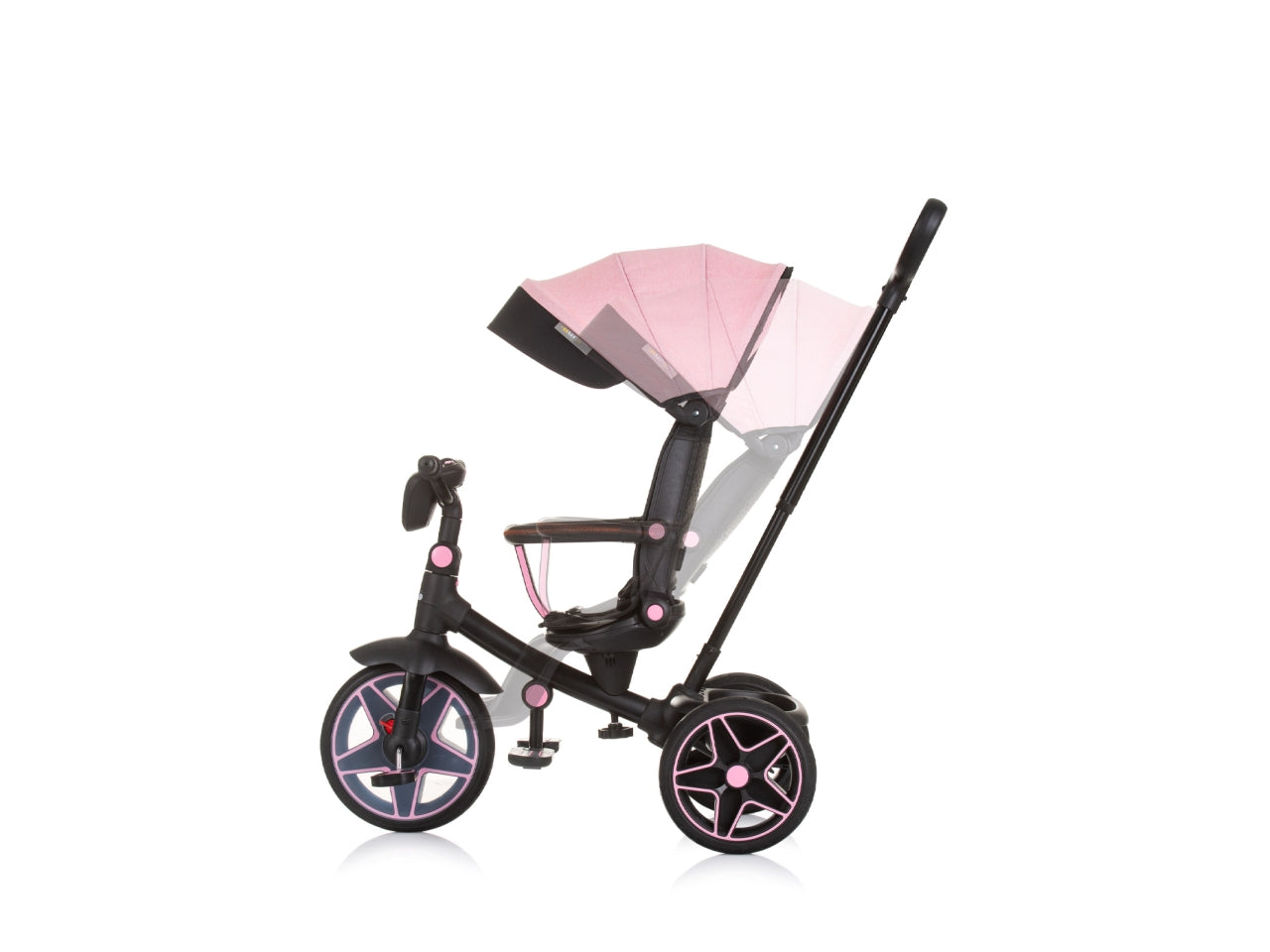 Triciclo con tettuccio derby fenicottero 18 mesi | Chipolino