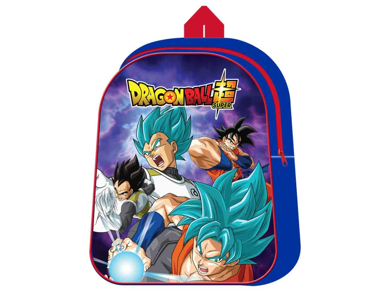 Zaino asilo Dragon Ball per bambino in tessuto blu 28x22x10 cm - Dimagraf