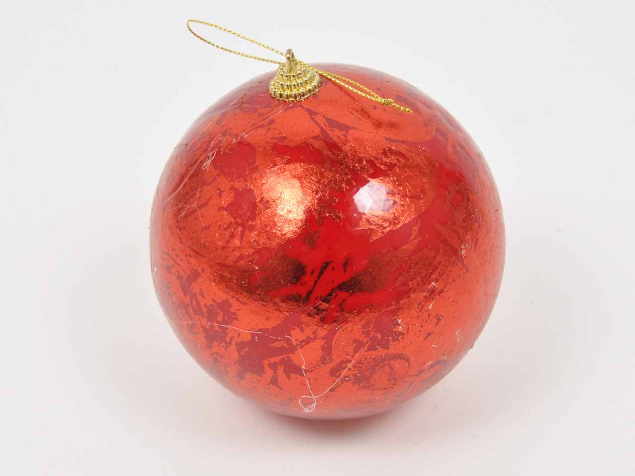 Palla di natale d.12cm rossa