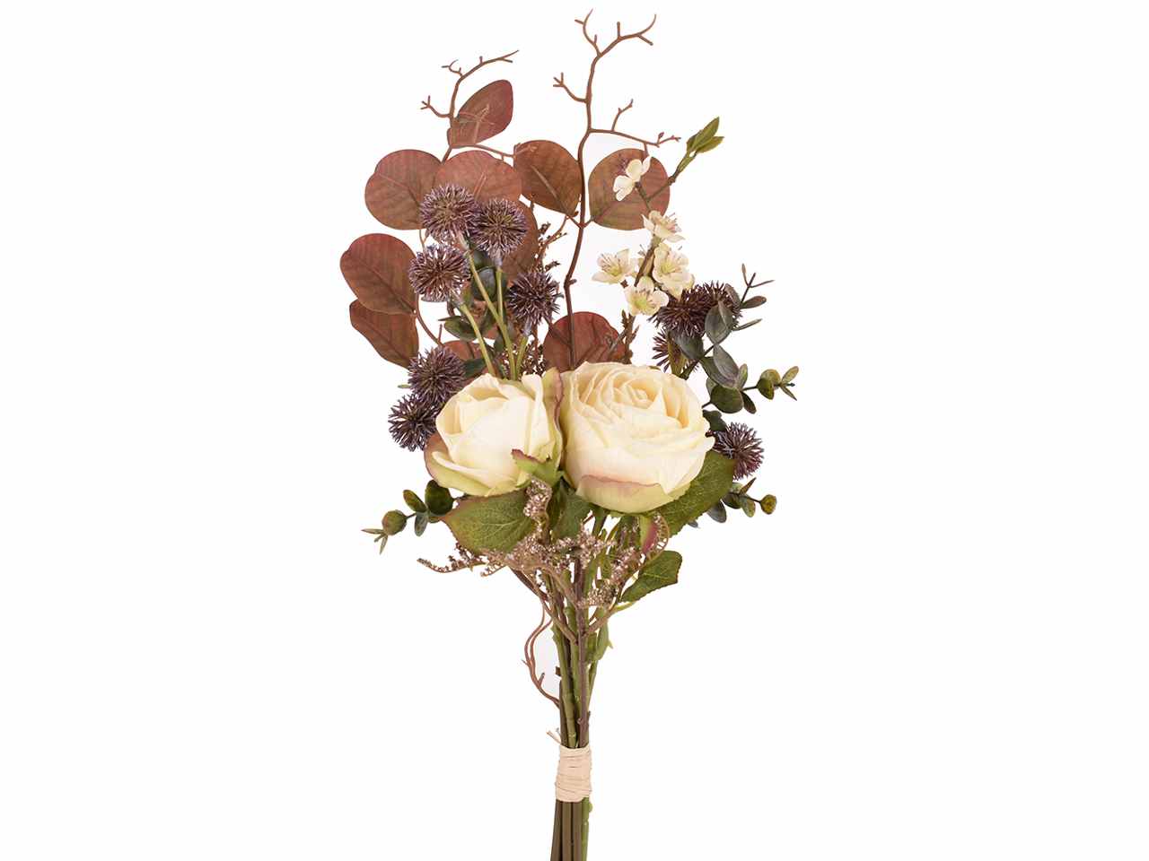 Mazzo rosa, eucalipto 50,80cm