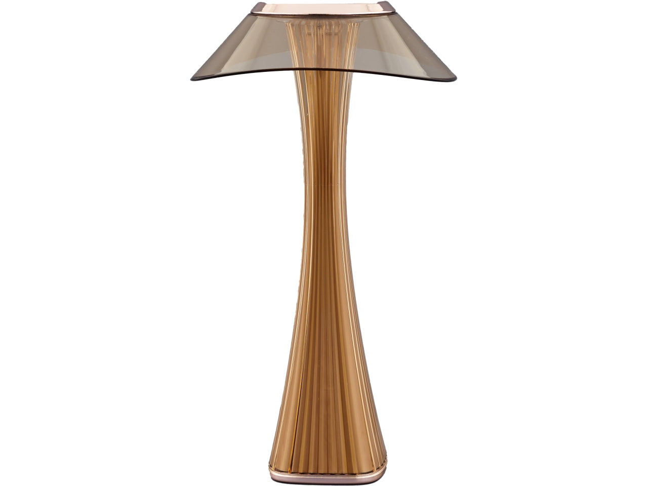 Lampada touch elegance colore marrone misura 16x16x28cm