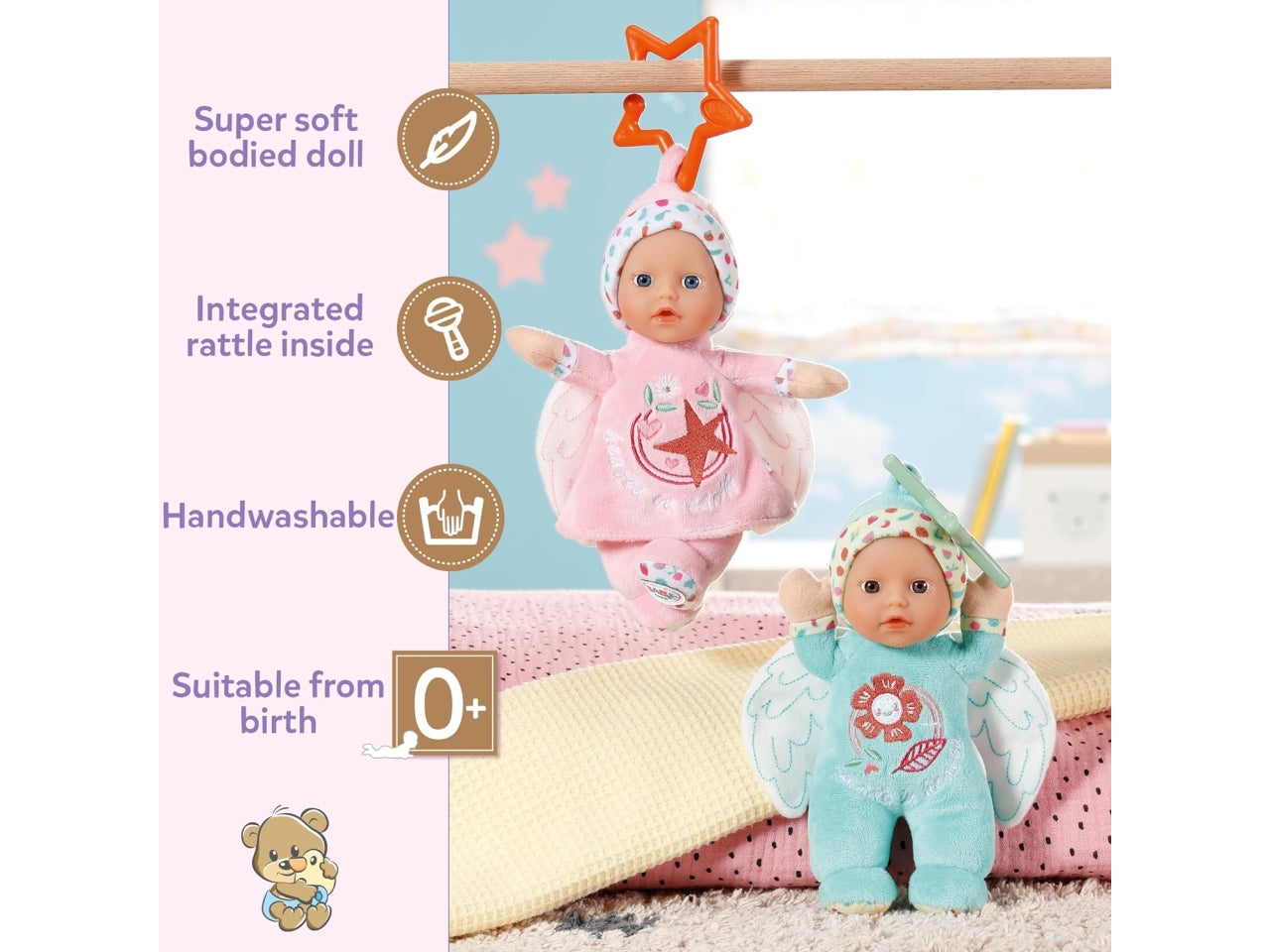 Baby born angel for babies 18cm