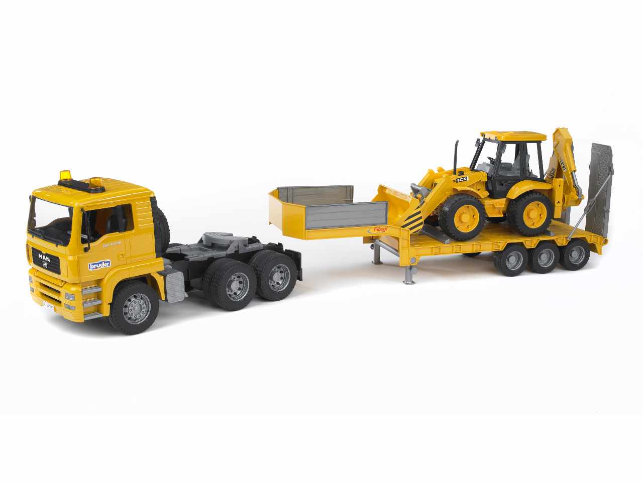 Man camion c/escavatore jcb 02776