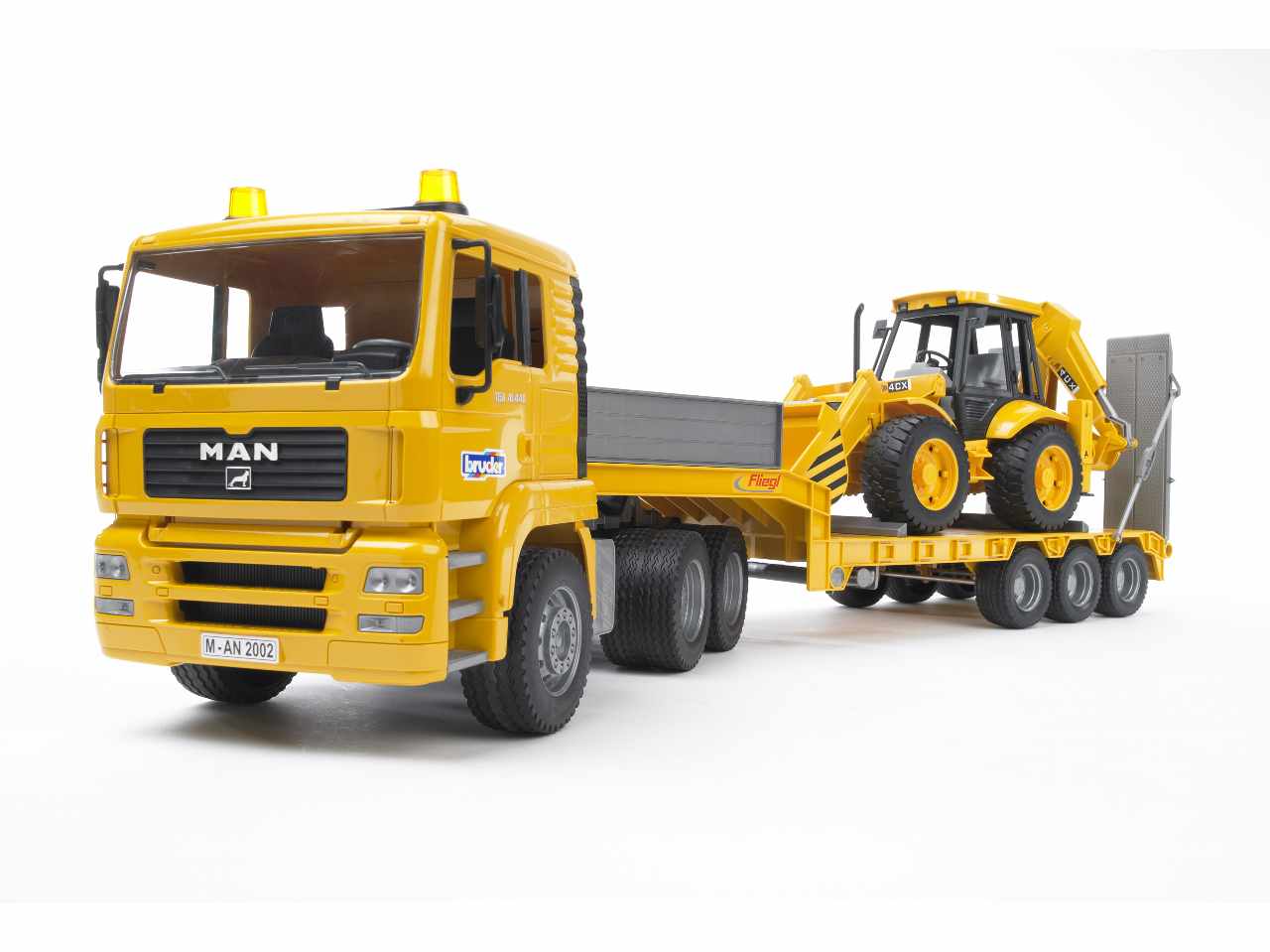 Man camion c/escavatore jcb 02776