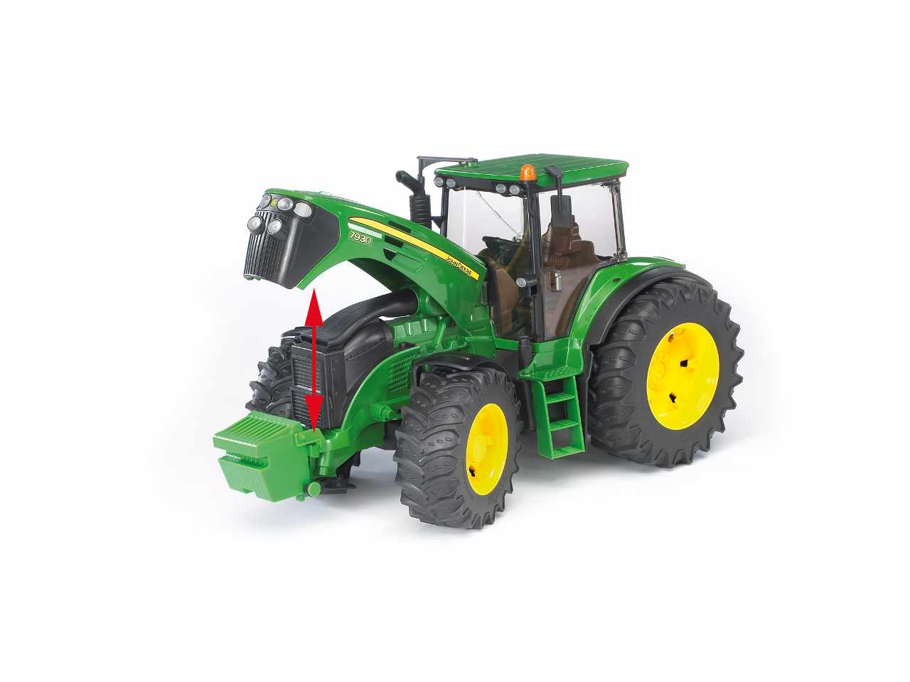 Jonh deere trattore c/benna 03051