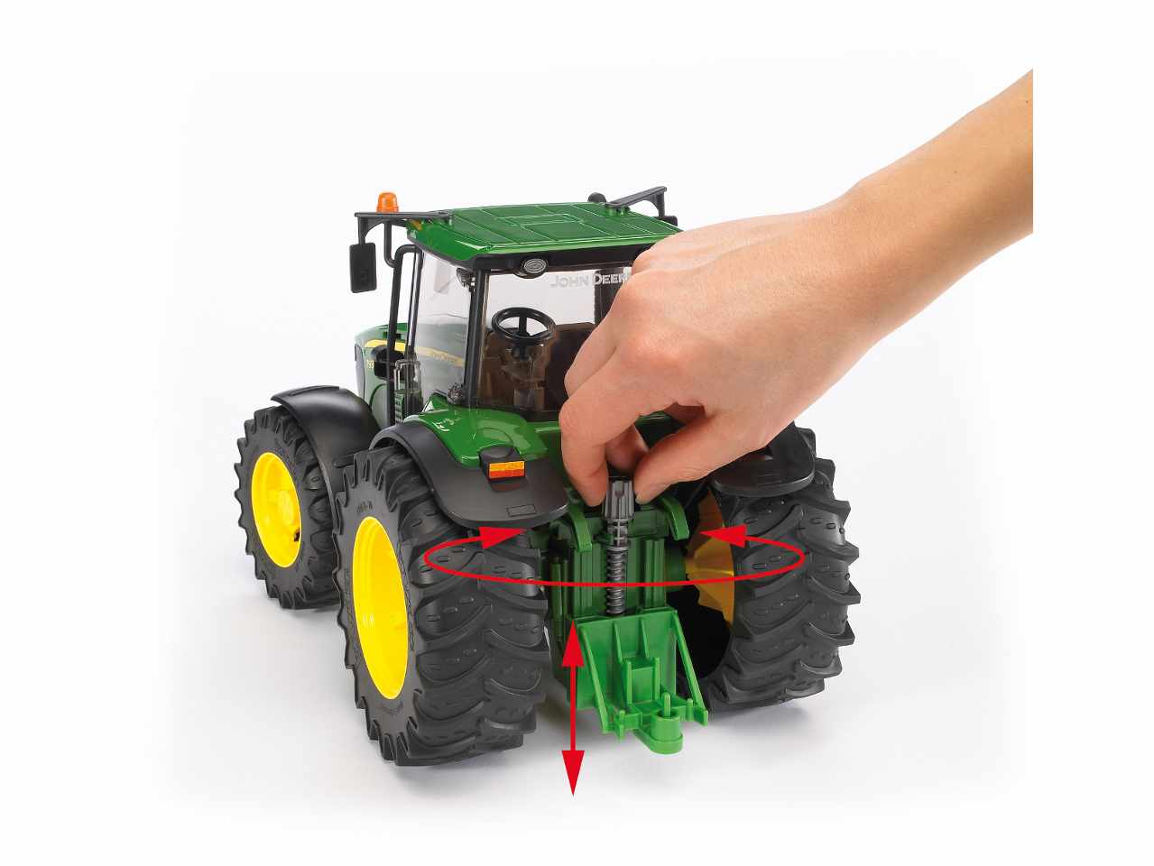 Jonh deere trattore c/benna 03051