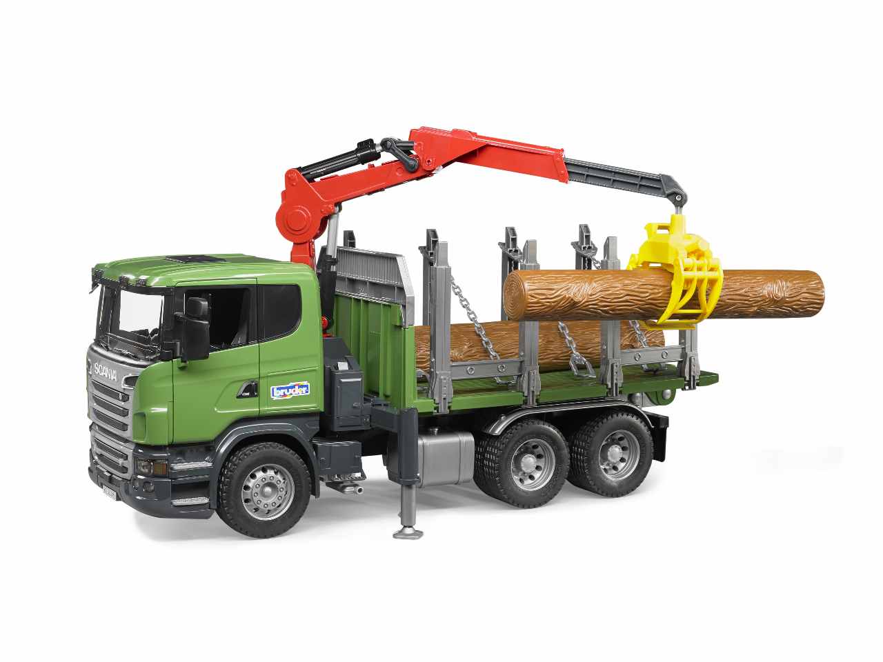 Scania camion c/gru e tronchi 03524
