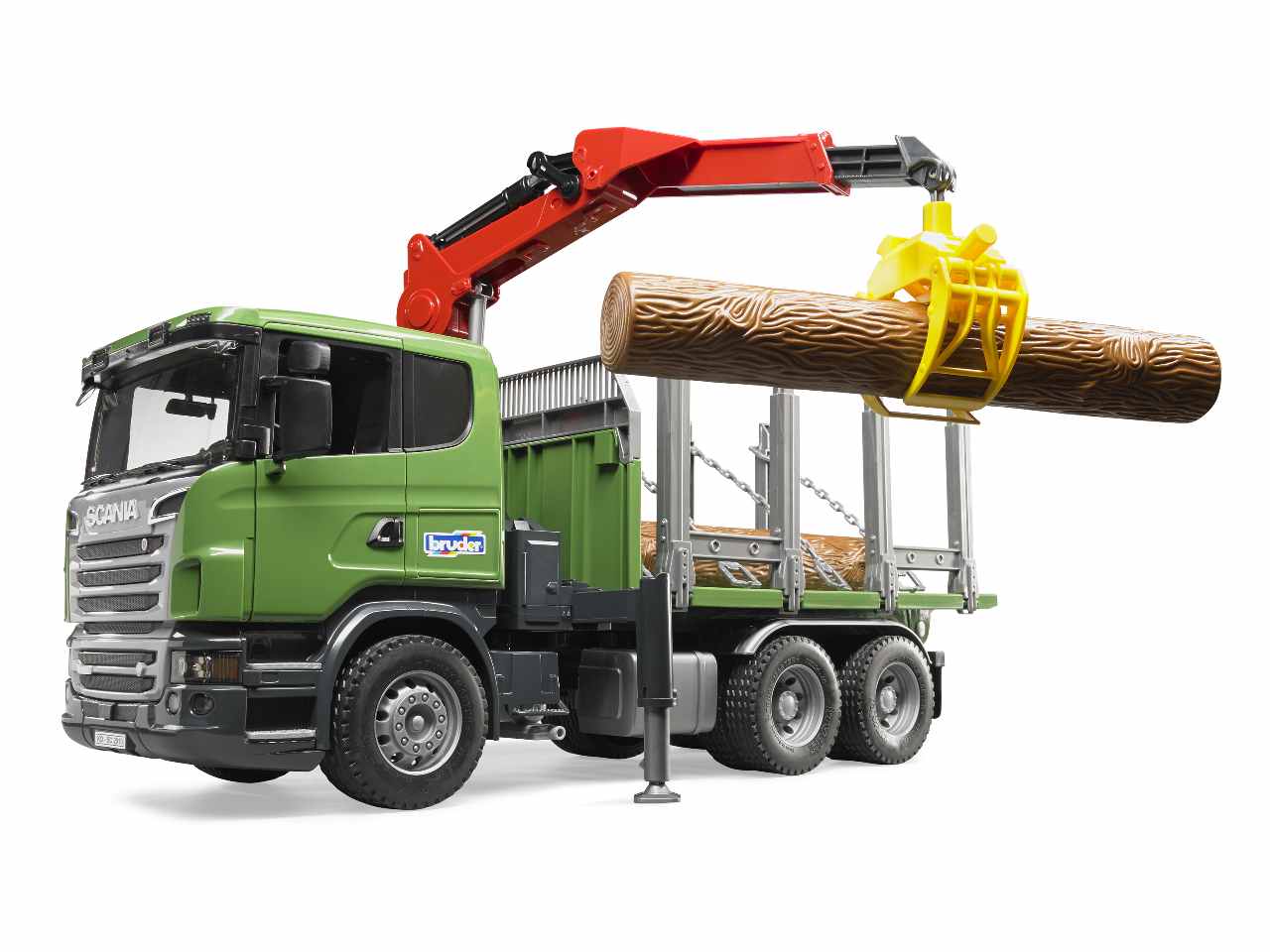 Scania camion c/gru e tronchi 03524