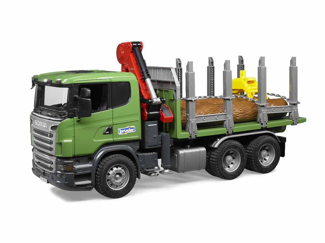 Scania camion c/gru e tronchi 03524