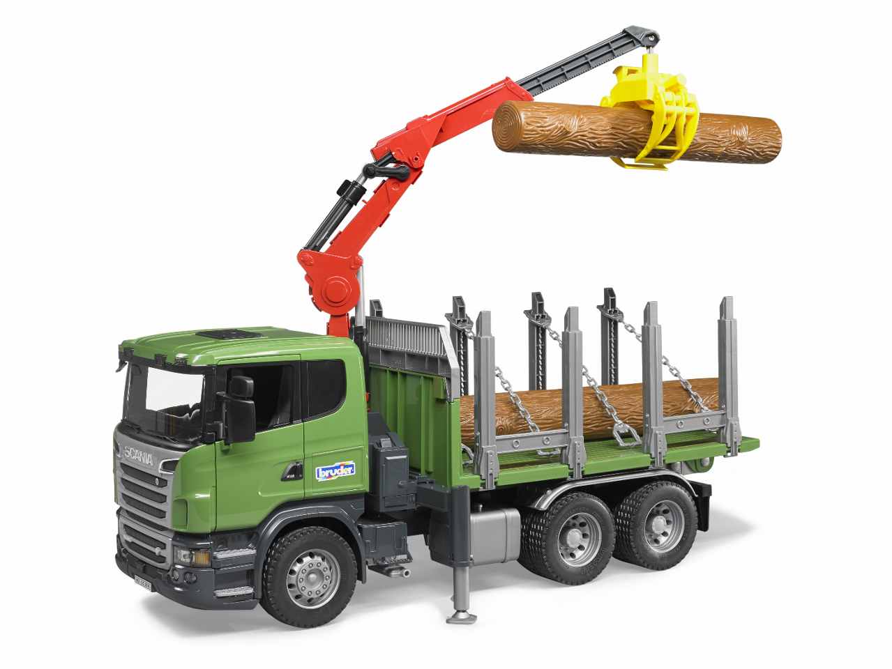 Scania camion c/gru e tronchi 03524