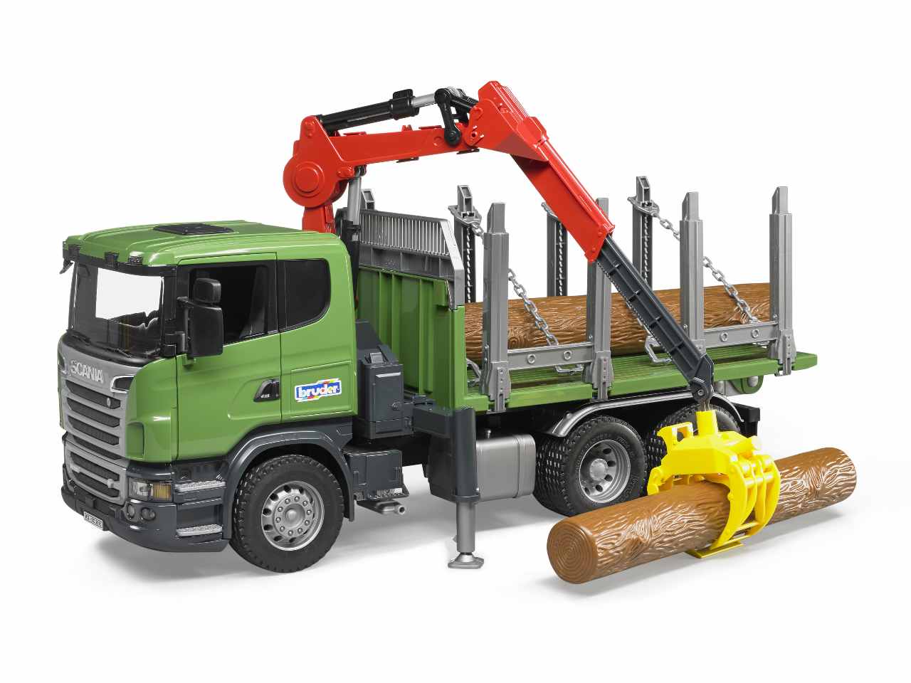 Scania camion c/gru e tronchi 03524