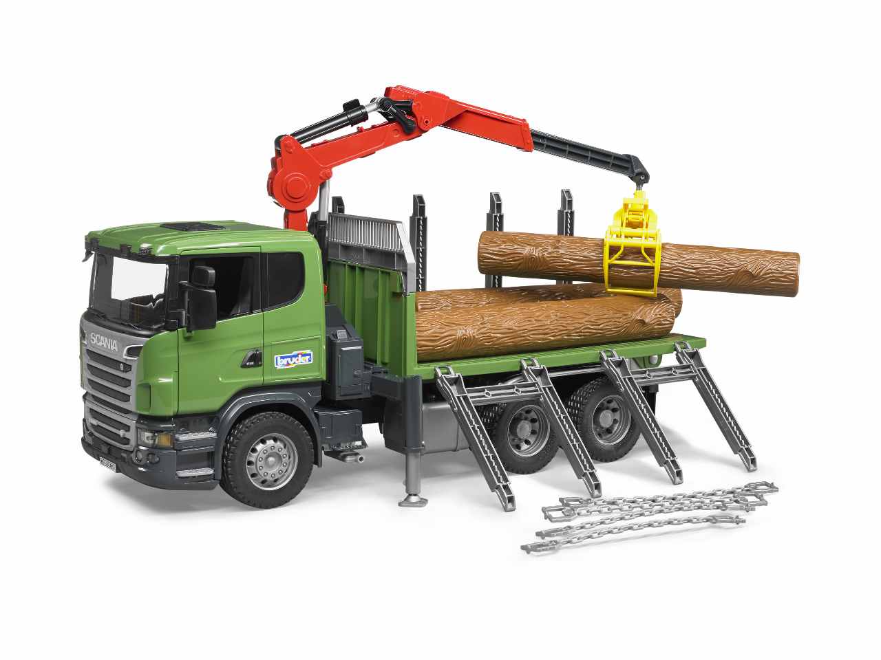 Scania camion c/gru e tronchi 03524
