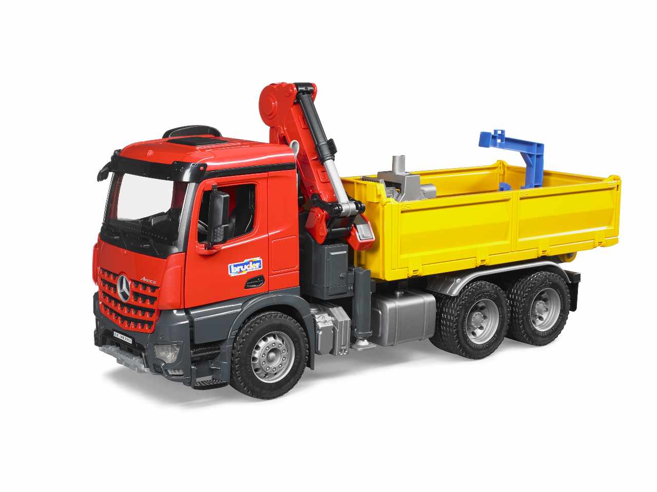 Camion mb arocs ribaltabile c/gru 03651