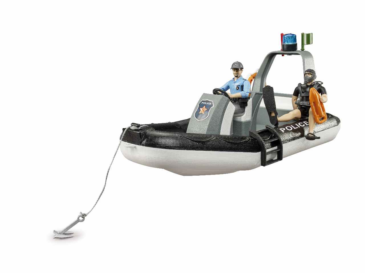 Gommone polizia c/sommozzatore+ac.62733