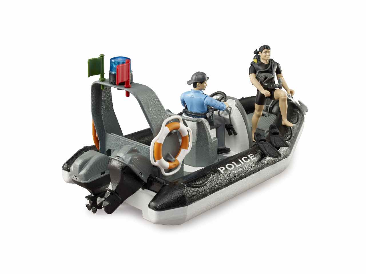 Gommone polizia c/sommozzatore+ac.62733
