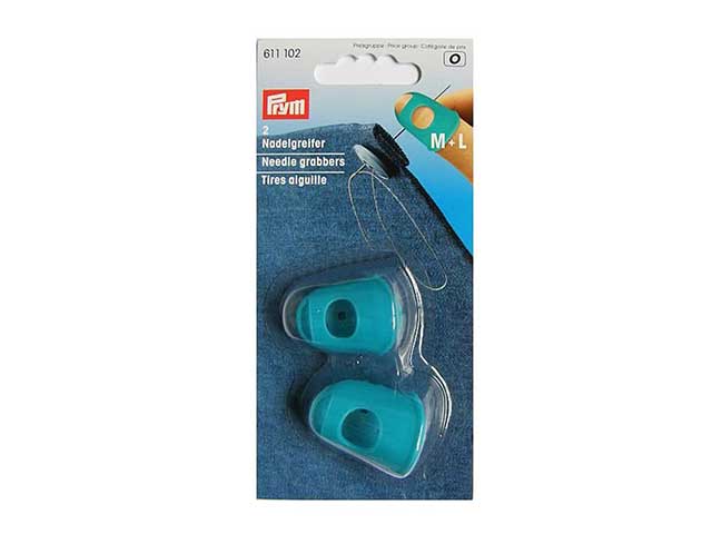 Presi per ago 2 pezzi silicone turchese 611102
