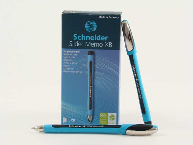 Penna a sfera stabilo con cappuccio tecnologia viscoglide nero 1,4 mm