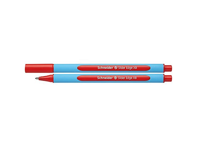 Penna a sfera Stabilo Slider Edge Schneider tratto extra largo (XB) rossa 1,4 mm