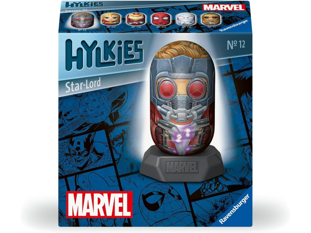 Puzzle 3D Marvel Guardiani della Galassia Star Lord 54 pezzi - Età consigliata 0+ | Ravensburger Hylkies
