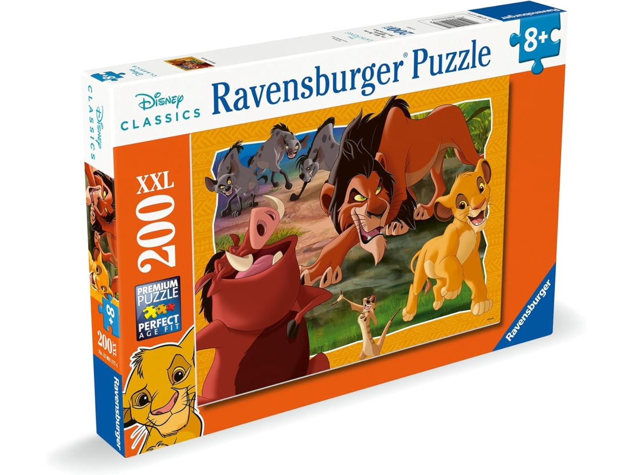 Puzzle 200 pezzi XXL Disney Il Re Leone, Idea Regalo per Bambini 8+ Anni, Gioco Educativo - Ravensburger