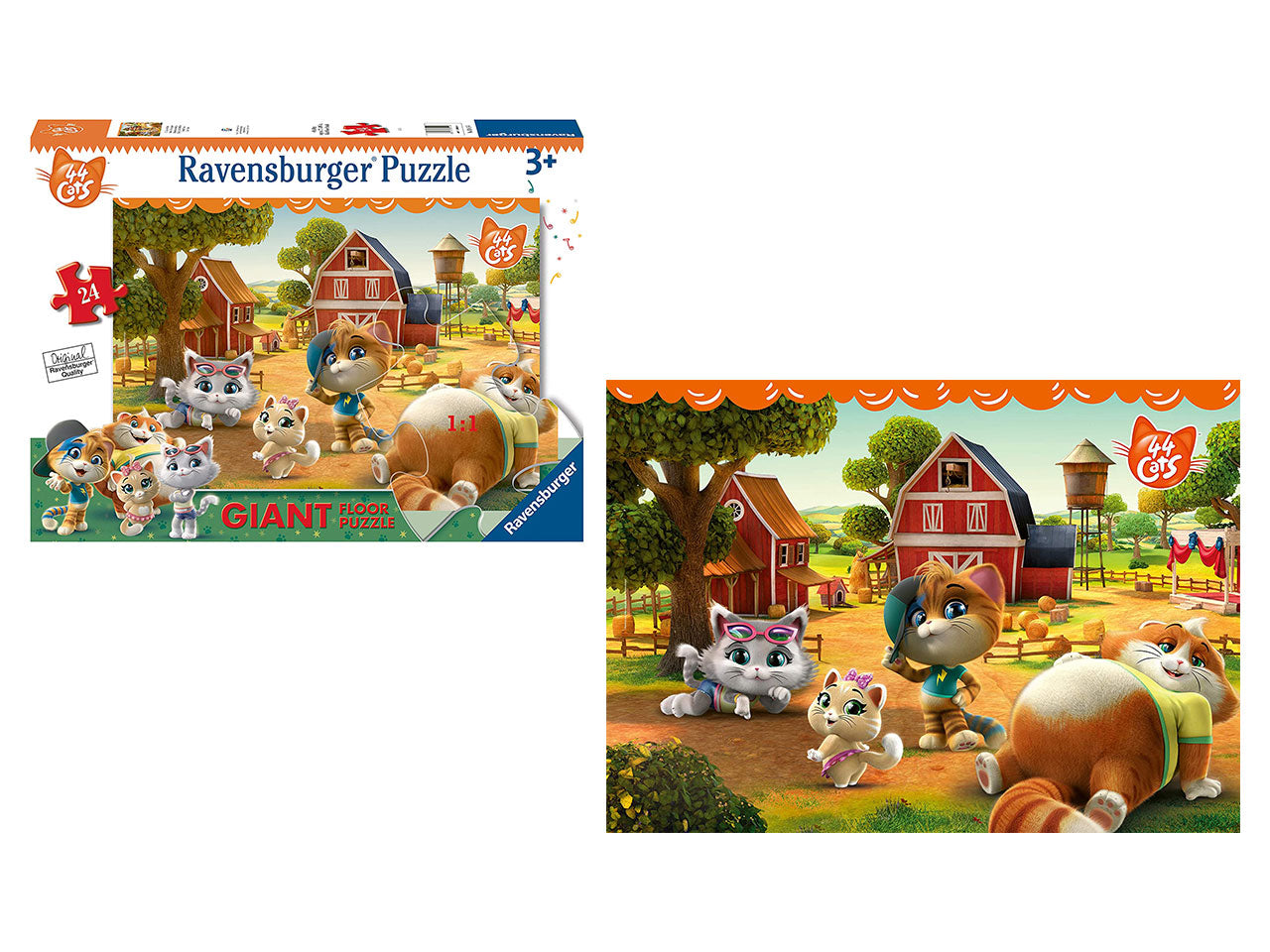Puzzle 24pz gigante 44 gatti a 030156