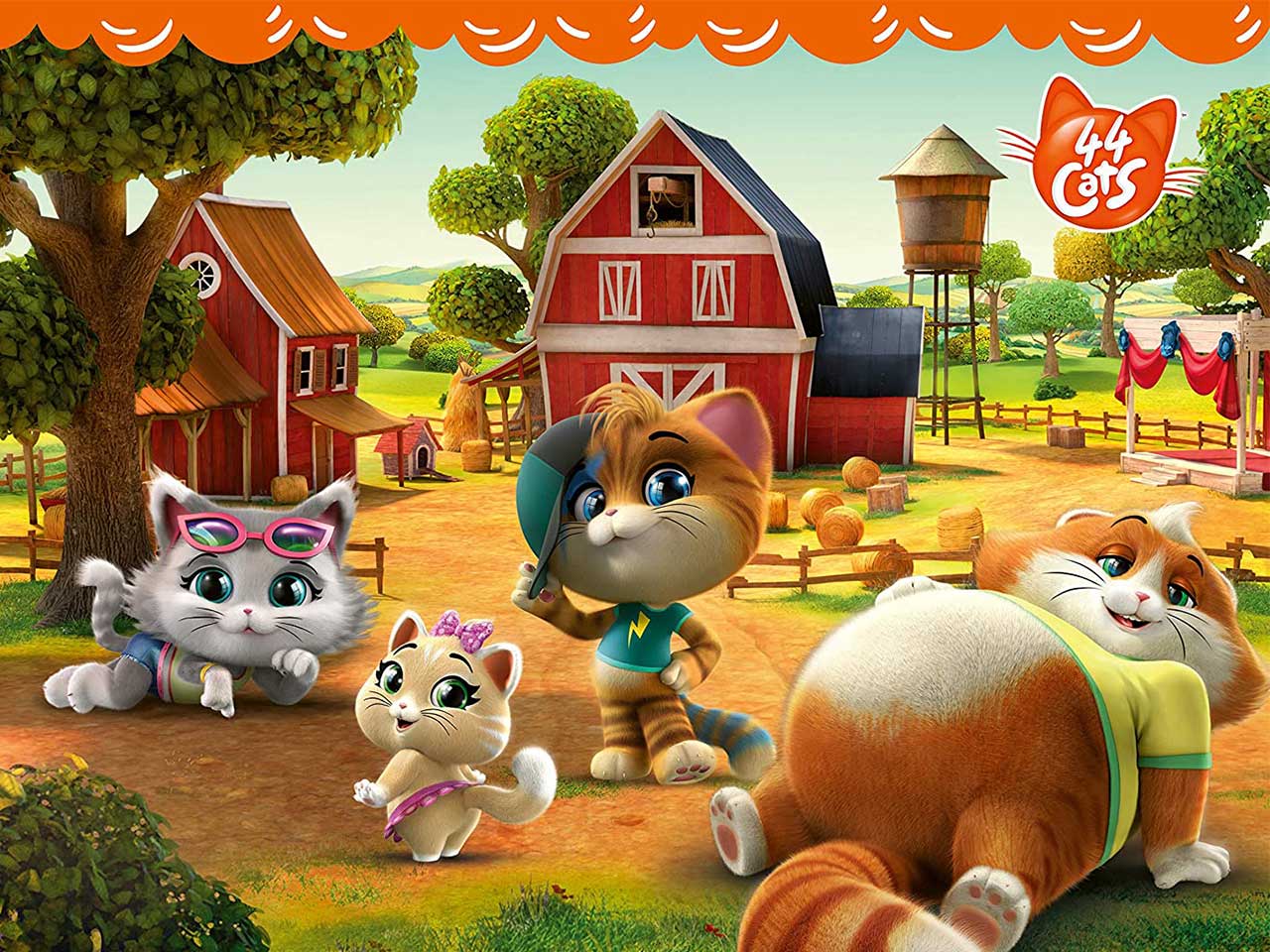 Puzzle 24pz gigante 44 gatti a 030156