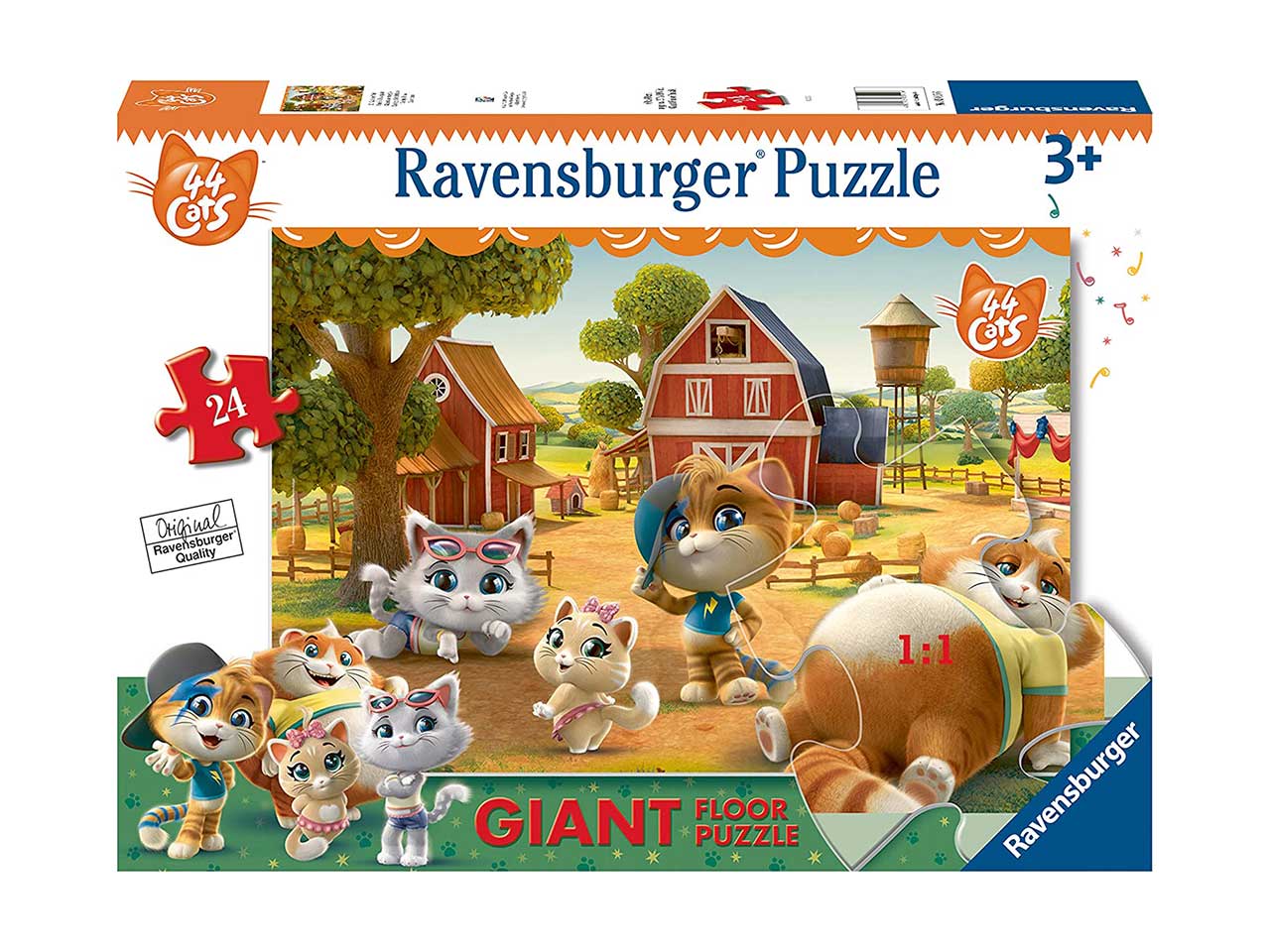 Puzzle 24pz gigante 44 gatti a 030156