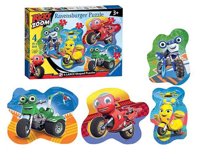 Puzzle shaped 4 in a box ricky zoom 030