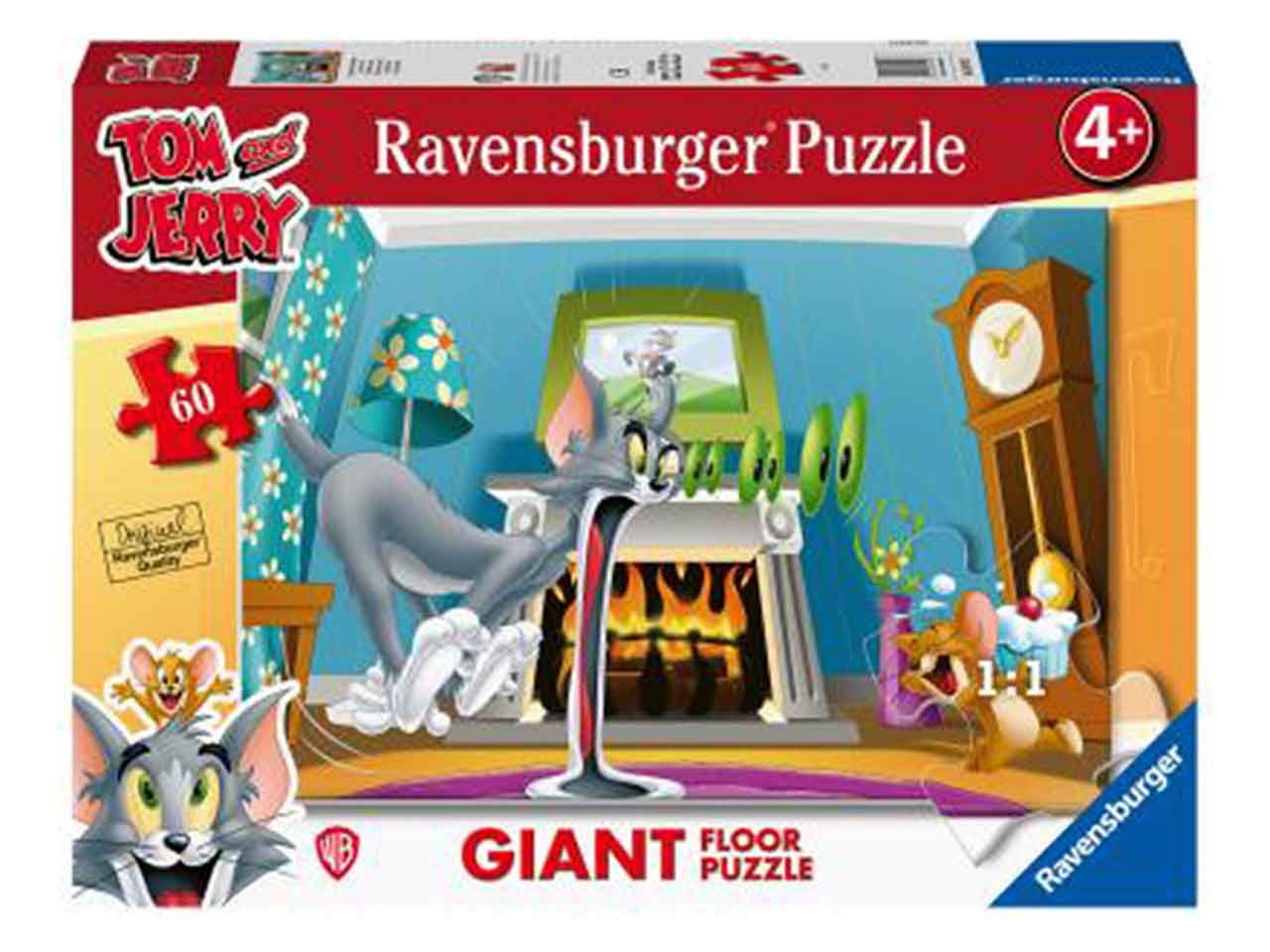 Puzzle 60 pezzi gigante tom jerry 03128 3
