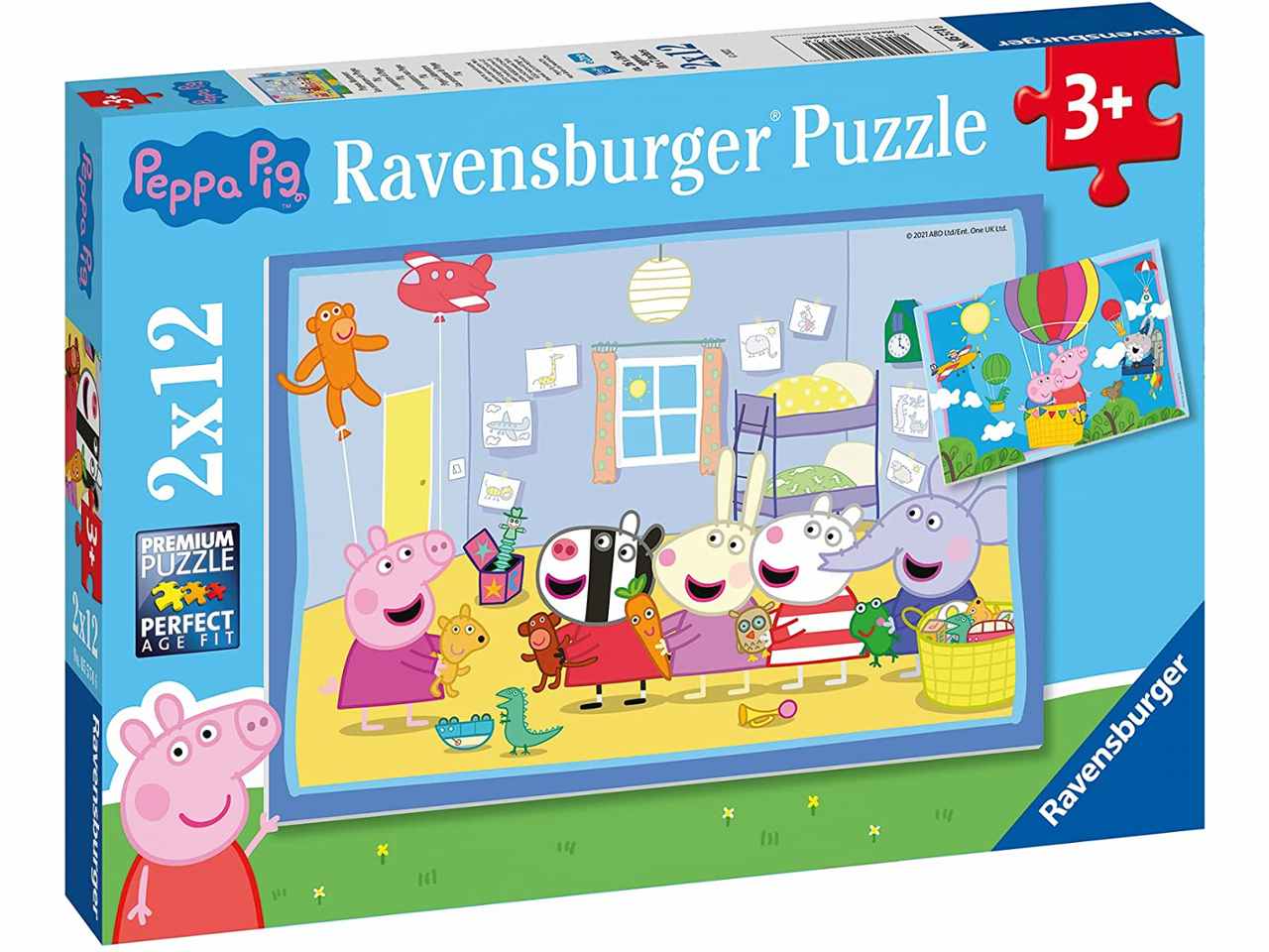 Puzzle 2x12 pezzi peppa pig 05574