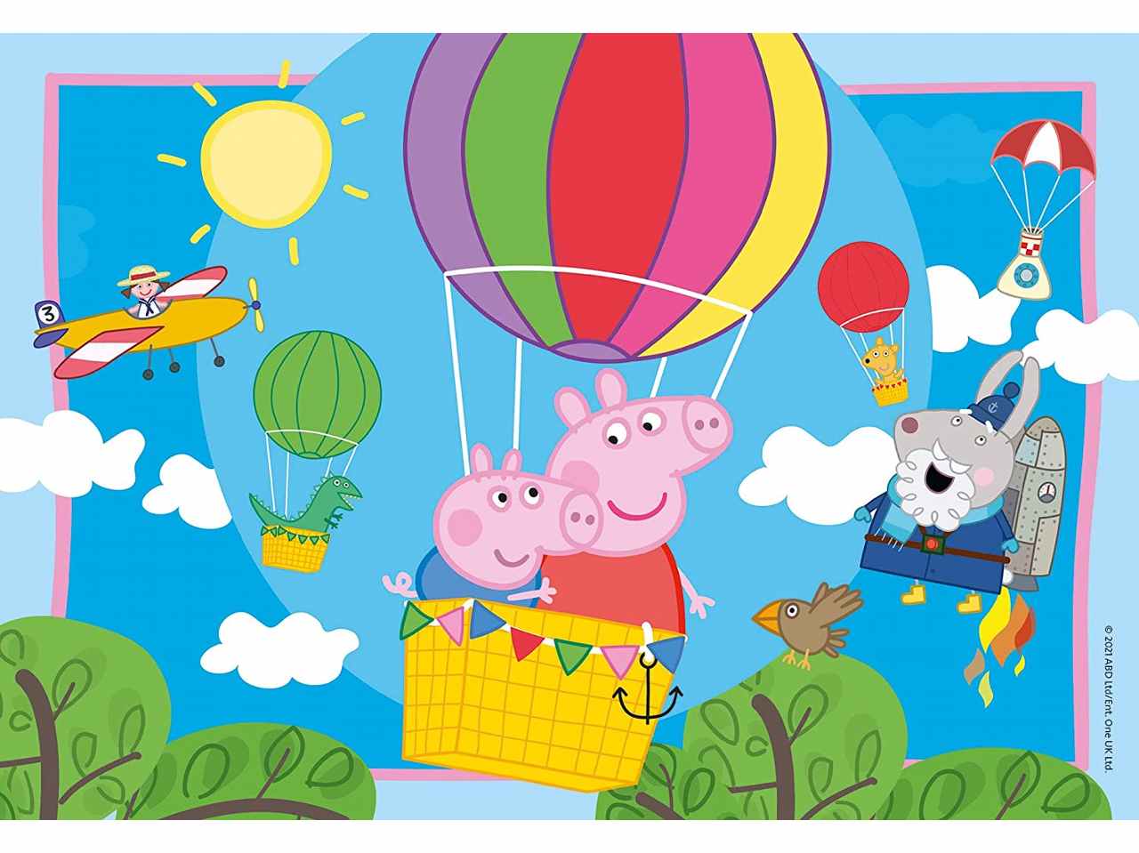 Puzzle 2x12 pezzi peppa pig 05574