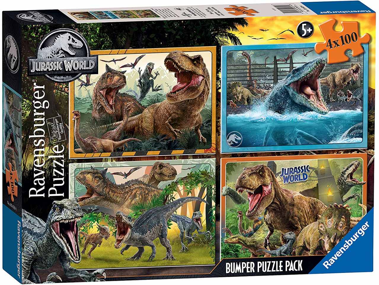Puzzle 4x100 jurassic world 05619 4