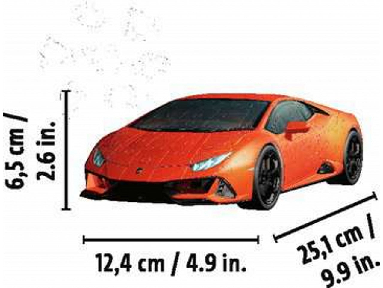 Puzzle 3d lamborghini huracan evo 11238