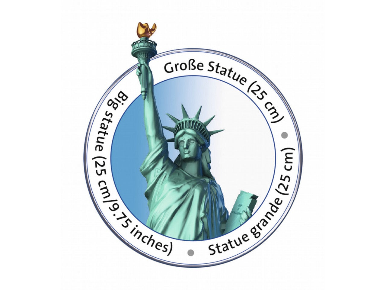 Puzzle 3d midi statua libert 12584 5