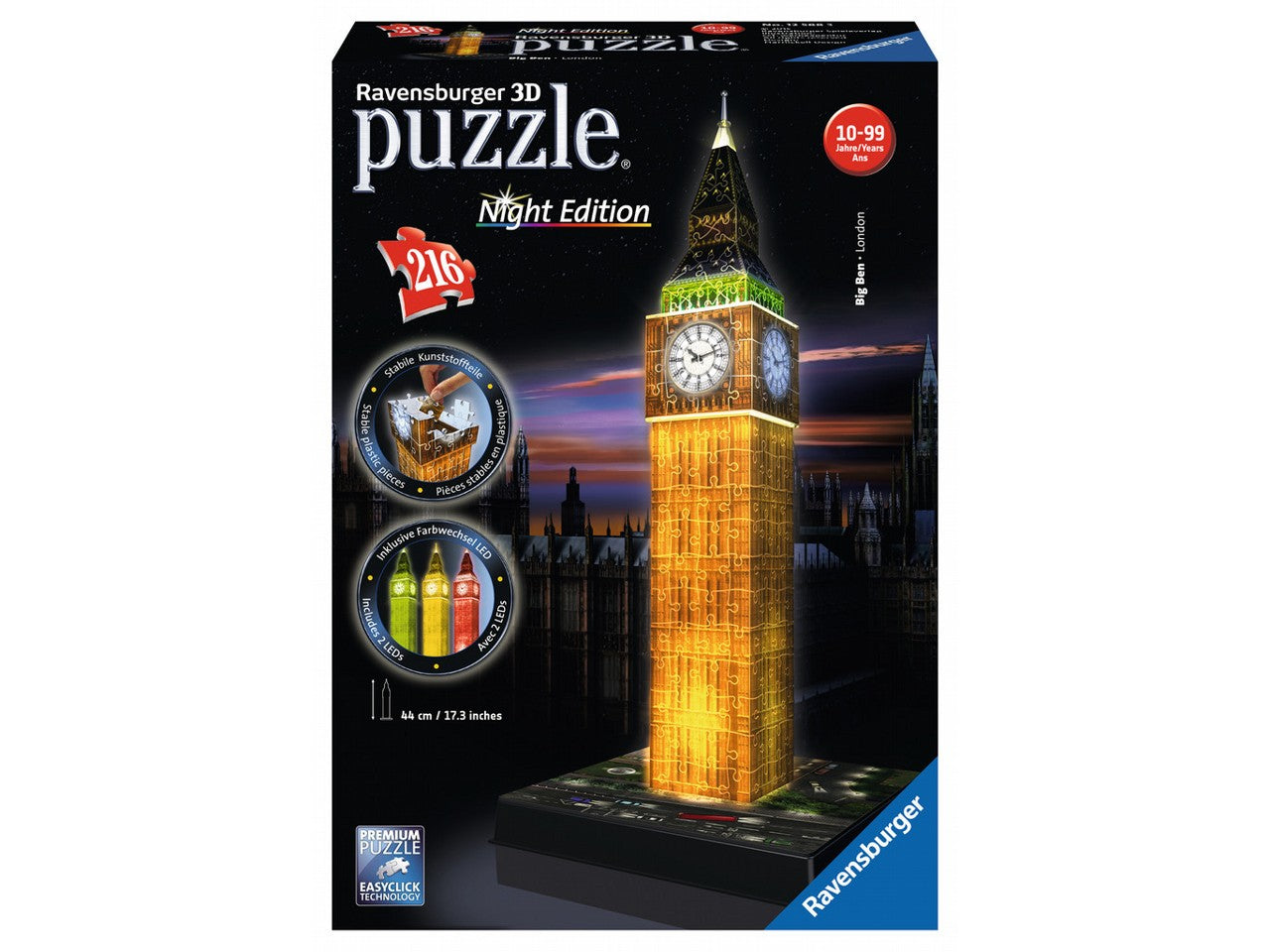 Puzzle 3d big ben night edition 125883